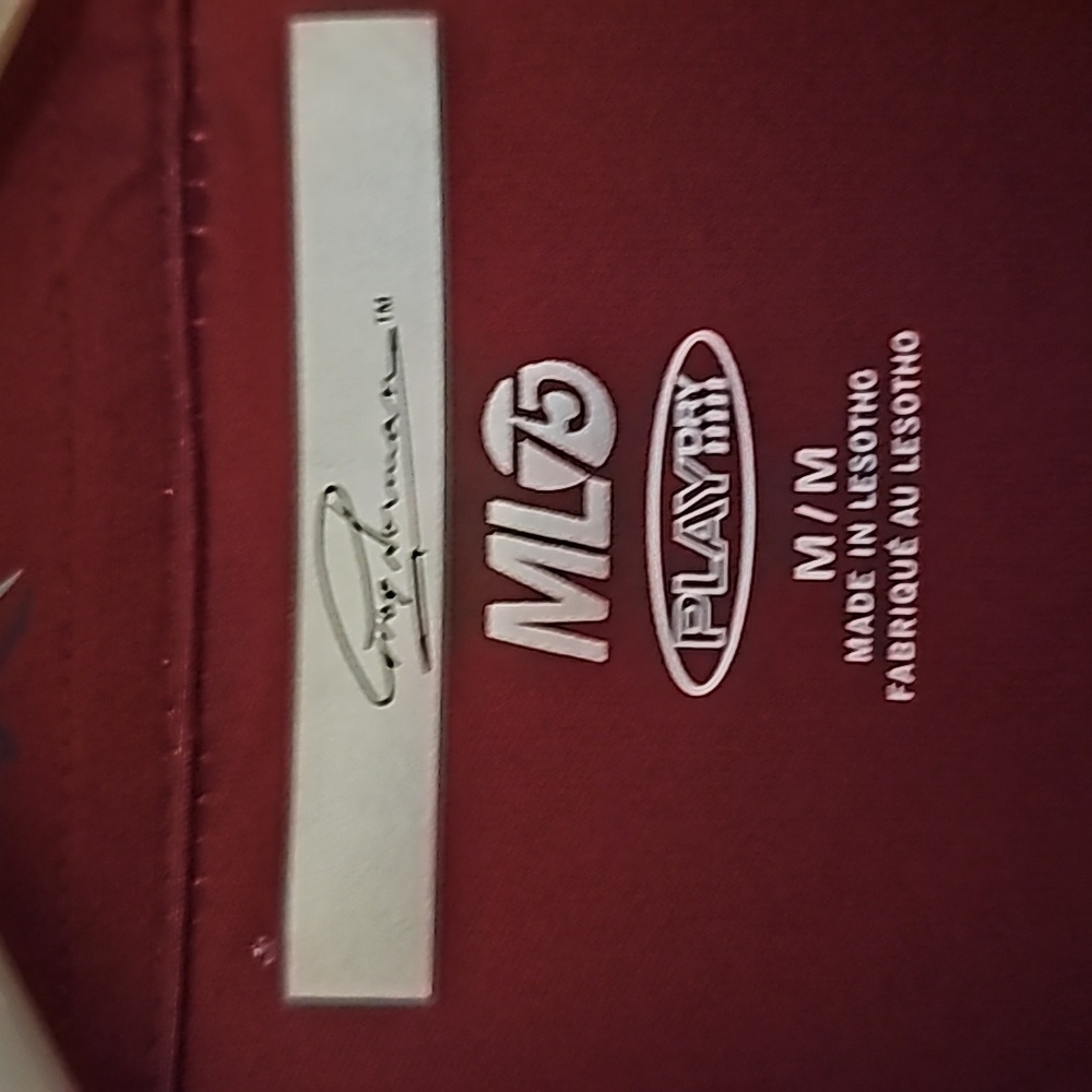 NWoT Greg Norman Collection  ML75 Play Dry Fine Stripe Polo Shirt - Picture 6 of 8
